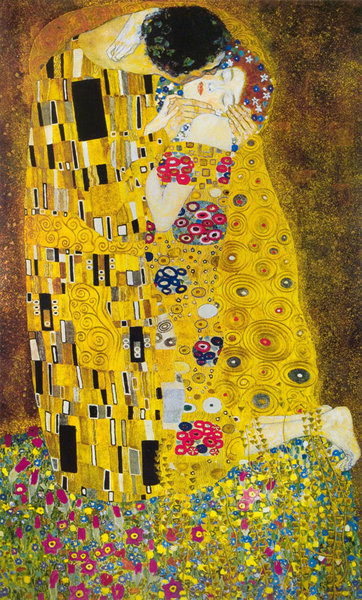 Tapisserie le baiser de Klimt